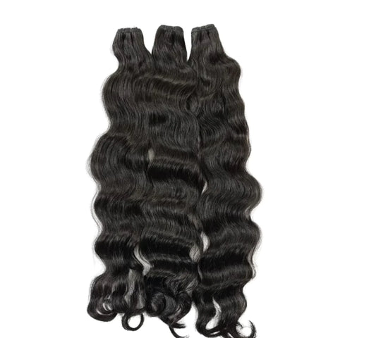 Raw Natural Wavy Bundles (3-Bundle Deal)